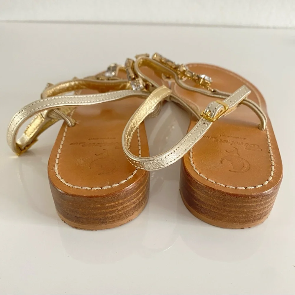 Corcione Swaroski Crystal Thong Sandal